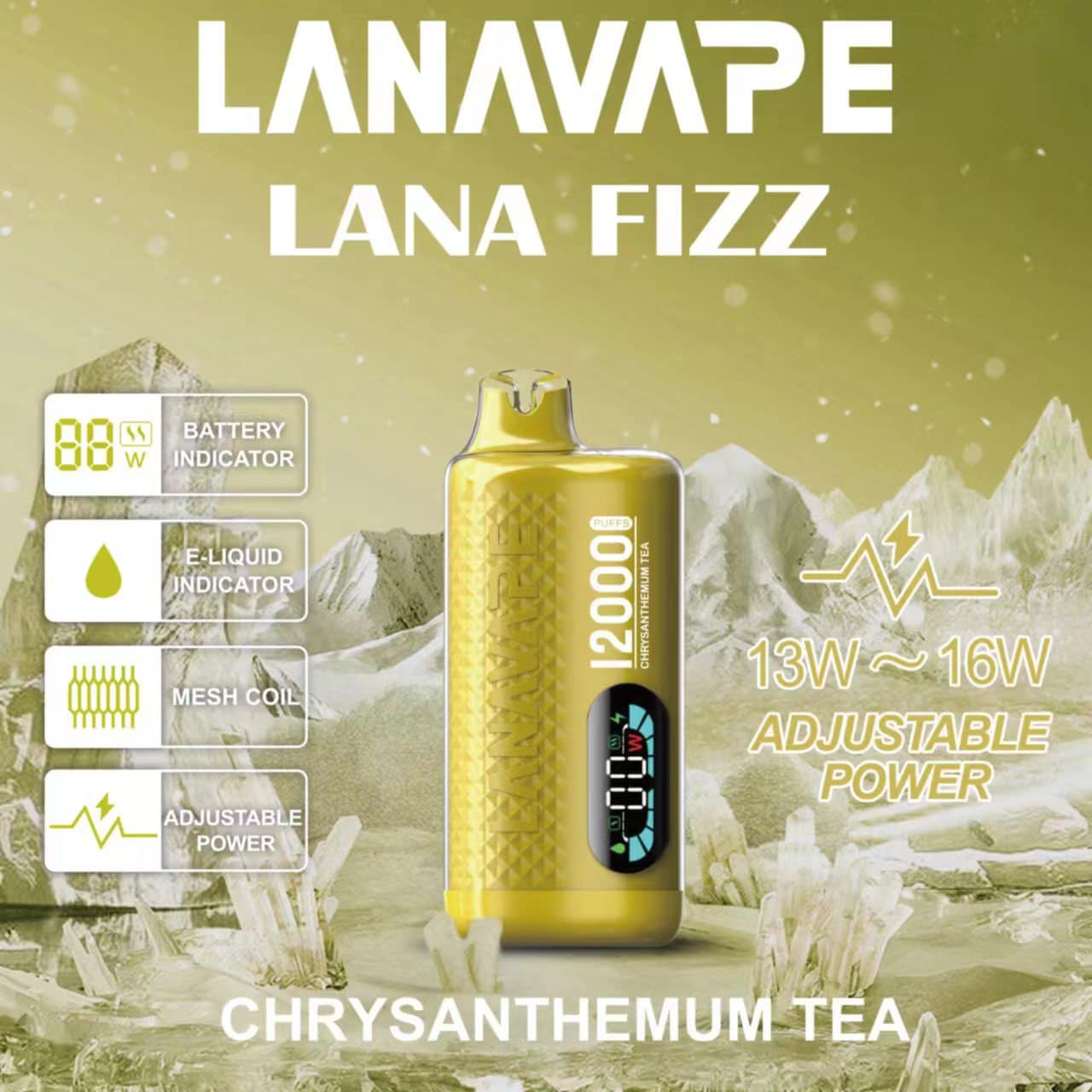 Lana Fizz 12000 Rechargeable Disposable | Sg Vape Singapore9